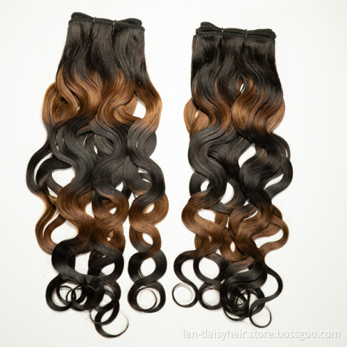 Free shipping curly deep indian  water wave human hair bundles extension 8-14inches  remy hair in whole sale